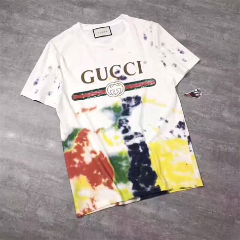 fake gucci tie dye shirt|how to find Gucci shirt.